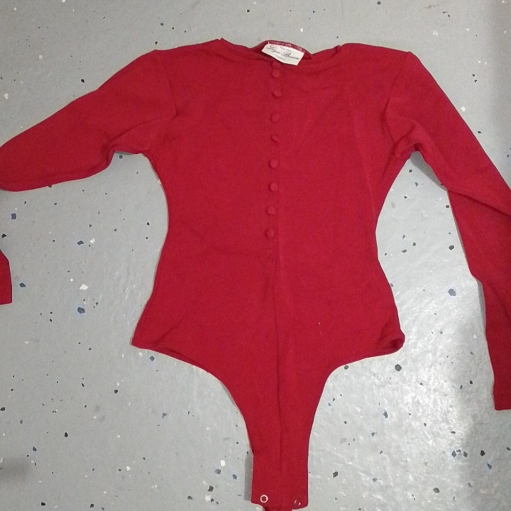 Red bodysuit